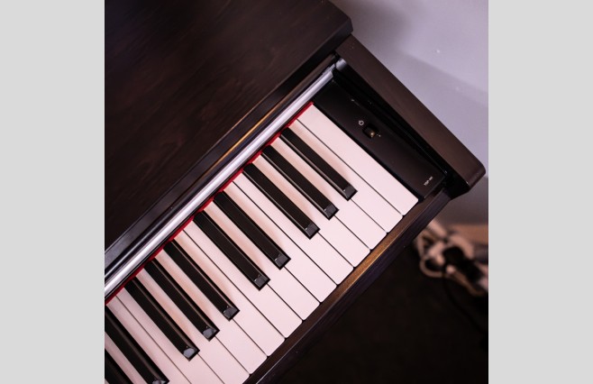 Used Yamaha YDP-141 Satin Rosewood Digital Piano Complete Package (SN:BCQK01059) - Image 8